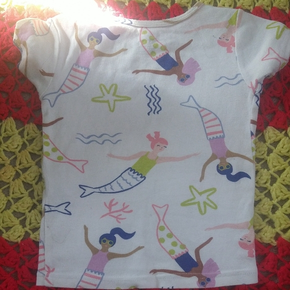 Carter's White and Purple Bow T-Shirt - Picture 5 of 5